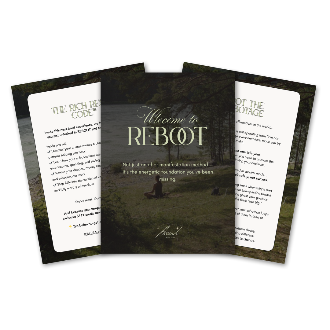 Rich Reboot™ (Money Manifestation Digital Ritual Toolkit)