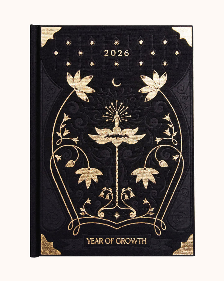 2026 Year of Growth Journal (Black)