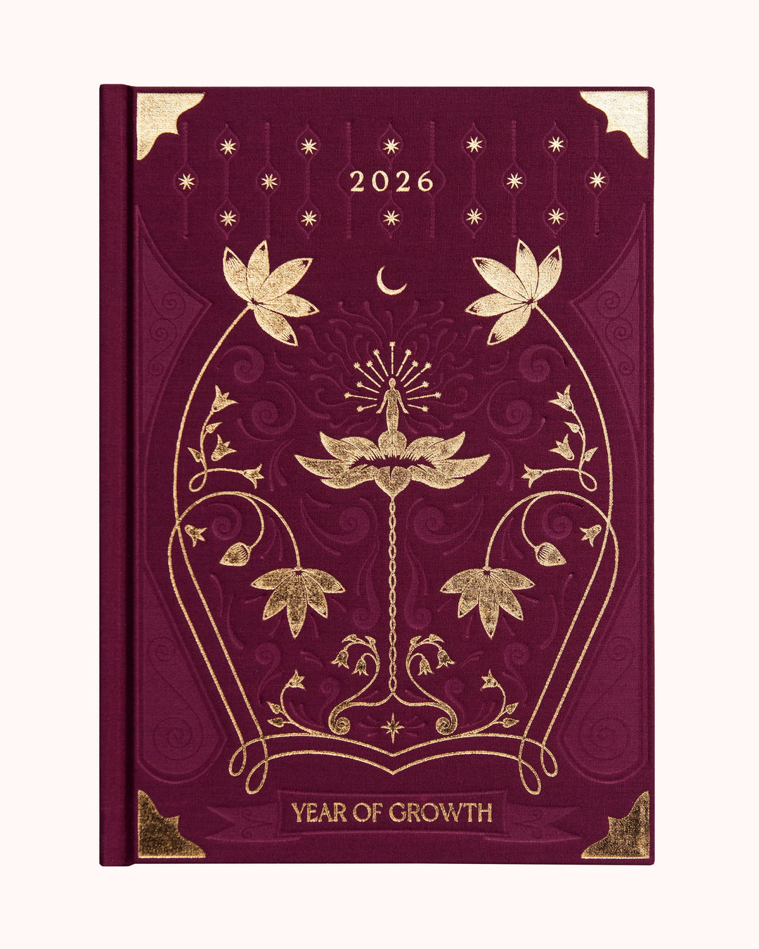 2026 Year of Growth Journal (Burgundy)