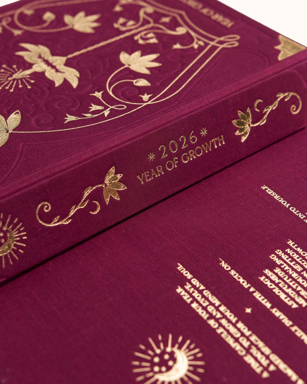 2026 Year of Growth Journal (Burgundy)