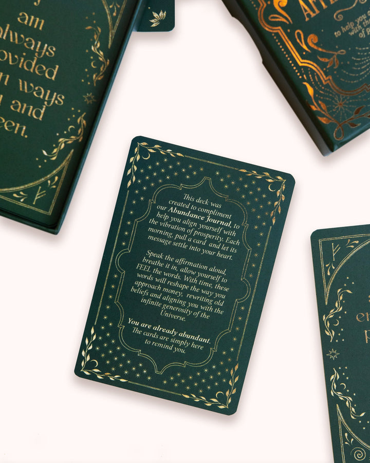 Abundance Affirmation Cards