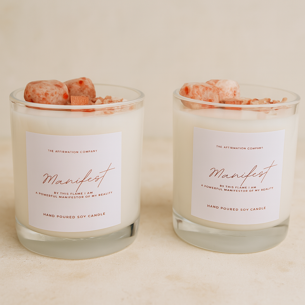 MANIFEST - Crystal Infused Candle