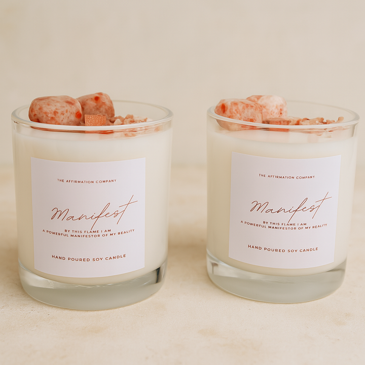 MANIFEST - Crystal Infused Candle
