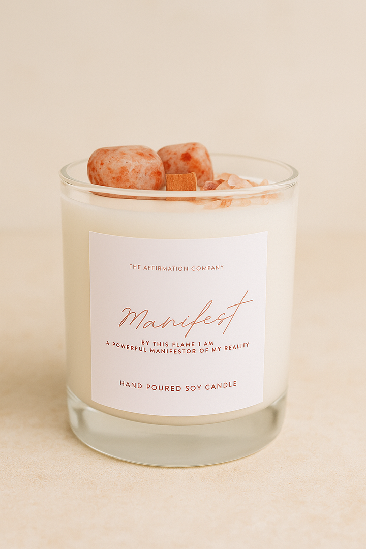 MANIFEST - Crystal Infused Candle