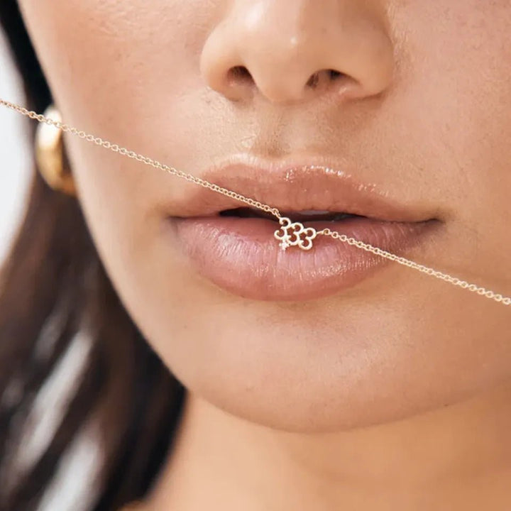 333 Minimal Angel Number Necklace - The Affirmation Company