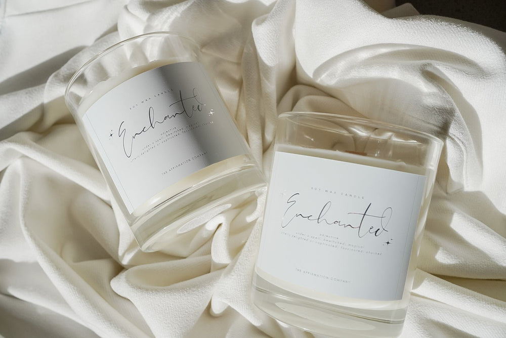 Enchanted Crystal Infused Candle - The Affirmation CompanyCandles