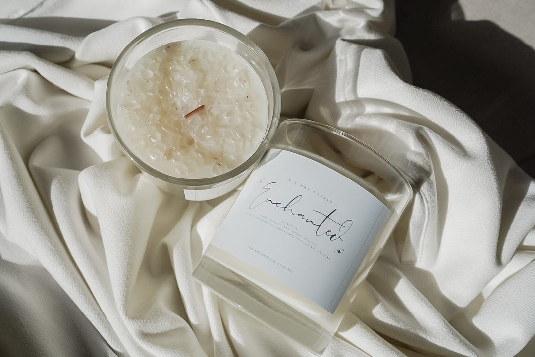 Enchanted Crystal Infused Candle - The Affirmation CompanyCandles