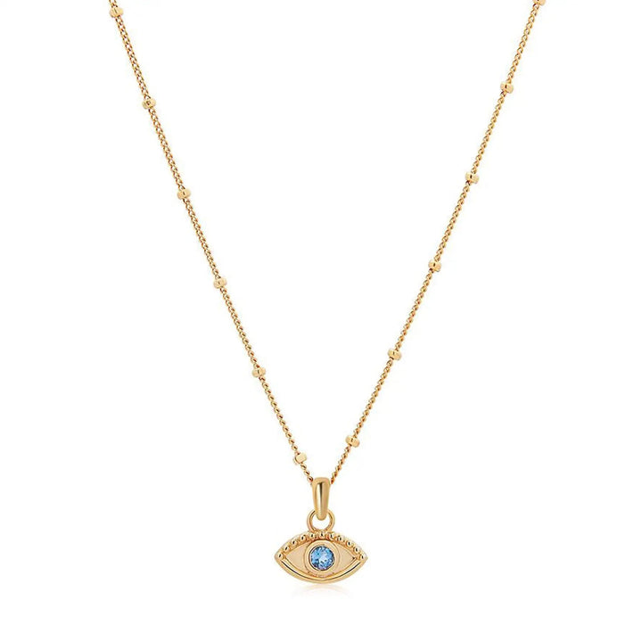 Evil Eye Necklace - The Affirmation CompanyGold