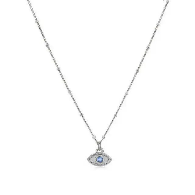 Evil Eye Necklace - The Affirmation CompanySilver