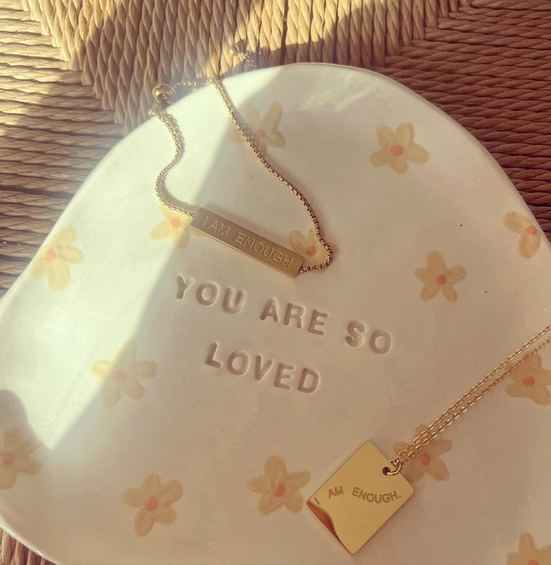 I Am Enough Necklace - The Affirmation Company