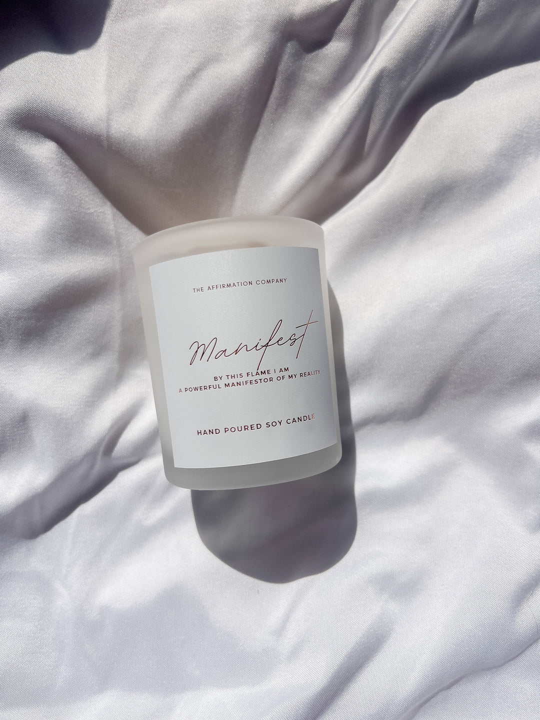 MINI Manifest Crystal Infused Candle - The Affirmation CompanyCandles